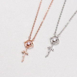 Romantic Rose Pendant Necklace – A Timeless Addition to Your Jewelry Collection