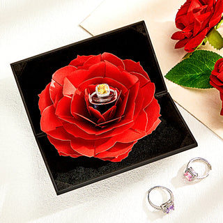 Romantic Adjustable Love Ring – Perfect Gift with Rose Box