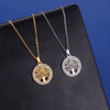 Tree of Life Zircon Round Pendant Necklace – A Cherished Gift for Special Occasions