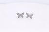 Diamond Butterfly Stud Earring – A Delicate Symbol of Transformation and Elegance