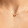 Dainty Floral Charm Necklace – Delicate and Chic Charm Jewelry