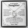 To My Daughter – Love You Forever Necklace