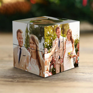 Custom Photo Display Cube – Showcase Your Favorite Memories