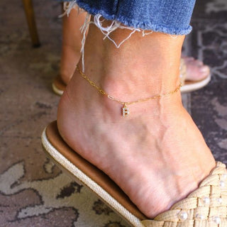 Personalized Initial Anklet Jewelry – Thoughtful Gift for Her