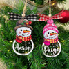 Personalized Snowman Ornament – Custom Holiday Keepsake for Your Tree