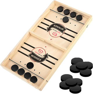 Best Interactive Game Ever - Fast Sling Puck Game - Unique Gift For Family, Friends, Children