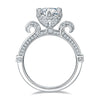 Classic Swan Lake Engagement Ring – A Touch of Elegance for Your Love