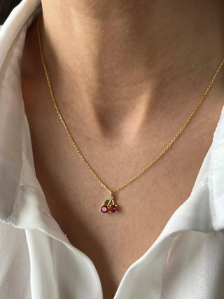 Cherry Necklace - A Unique and Thoughtful Gift for Her