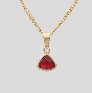 Unique Triangle Birthstone Necklace - Celebrate Your Birth Month