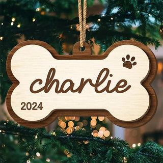 Pets Personalized Custom Shaped Wood Christmas Ornament – Celebrate Your Furry Friends This Holiday