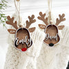 Personalized Reindeer Wooden Ornaments – Add Rustic Charm to Your Christmas Tree