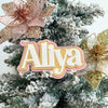 Triple Layer Christmas Name Ornaments – Personalized Holiday Decor for Your Tree