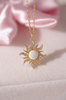 Golden Sun Opal Necklace - An Exquisite Gift for Her