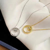 Classic Bound Circles Necklace – Perfect Gift for Her