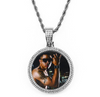 Spinning Photo Pendant Necklace – Rotate to Reveal Your Cherished Moments