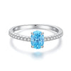 Deep Sea Blue Diamond Ring – Luxury Jewelry for Women