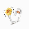 Sunflower Fidget Ring – A Playful and Elegant Stress Reliever