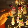 Personalized Christmas Snowman Family Tree Lights – Custom Holiday Decor with Family Names