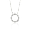 Elegant Diamond Circle Necklace – Perfect Gift for Her