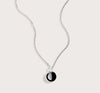 The Magnificent Moon Charm - Custom Silver Necklace Featuring Her Special Moon Phase