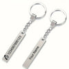 Custom Text Keychain – Personalized Message on a Stylish Accessory