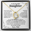 To My Daughter – Love You Forever Necklace