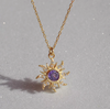 Golden Sun Opal Necklace - An Exquisite Gift for Her