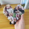 Custom Heart Shape Photo Collage Lamp