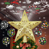 Christmas Tree Star & Snowflake Projection Light – A Festive Glow for Your Holidays