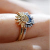 Celestial-Inspired Sun & Moon Ring Set – Jewelry for Women