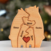 We Are One - Custom Wooden Bear Family Name Puzzle – Celebrate Family Unity