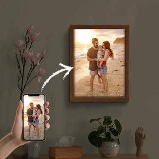 Personalized Light Painting Photo Shadow Frame Light – Illuminate Your Cherished Memories