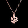 Paw Print Name Necklace – Personalized Jewelry for Animal Lovers