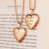 Personalized Heart Locket Necklace – Keep Loved Ones Close to Your Heart