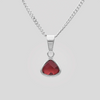 Unique Triangle Birthstone Necklace - Celebrate Your Birth Month