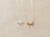 Dainty Bow Necklace – Elegant Simplicity with a Touch of Charm