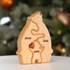 We Are One - Custom Wooden Bear Family Name Puzzle – Celebrate Family Unity