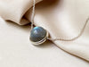 Minimalist Labradorite Gemstone Necklace – A Touch of Elegance for Her