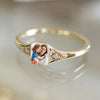 Custom Photo & Birthstone Ring – A Personal Touch of Meaningful Elegance