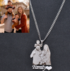 Custom Engraved Photo Necklace – Perfect Gift Idea