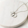 Custom Disc Necklace with Initial and Birth Date – A Perfect Personalized Gift