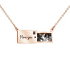 Custom Photo & Engraved Message Envelope Necklace – A Sentimental Keepsake