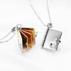 Personalized Book Necklace With Gift Box - Show Your Love with a Custom Touch