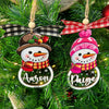 Personalized Snowman Ornament – Custom Holiday Keepsake for Your Tree