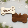 Pets Personalized Custom Shaped Wood Christmas Ornament – Celebrate Your Furry Friends This Holiday