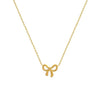 Bow Pendant Necklace - A Delicate Gift for the Woman You Love