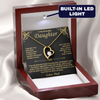 To My Daughter – A Heart of Love from Dad – Forever Love Necklace Gift Set