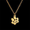 Paw Print Name Necklace – Personalized Jewelry for Animal Lovers