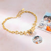 Customizable Memorial Heart Bracelet with Photo – A Heartfelt Memorial Keepsake