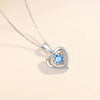 Blue Heart Necklace - Perfect for Mom, Wife, or Special Someone